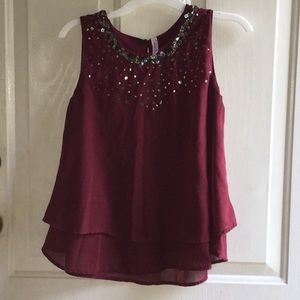 Formal sparkle top